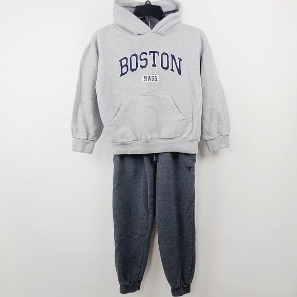 Boy's Bundle Boston Hoodie + Champion Pants 10-12 - Picture 2 of 10
